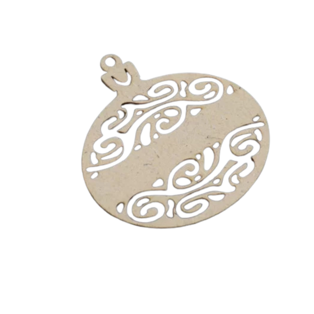 Деревянная новогодняя заготовка с логотипом под роспись ДВП 9х9 см